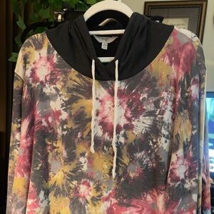 Tie-Dye Hooded Sweatshirt